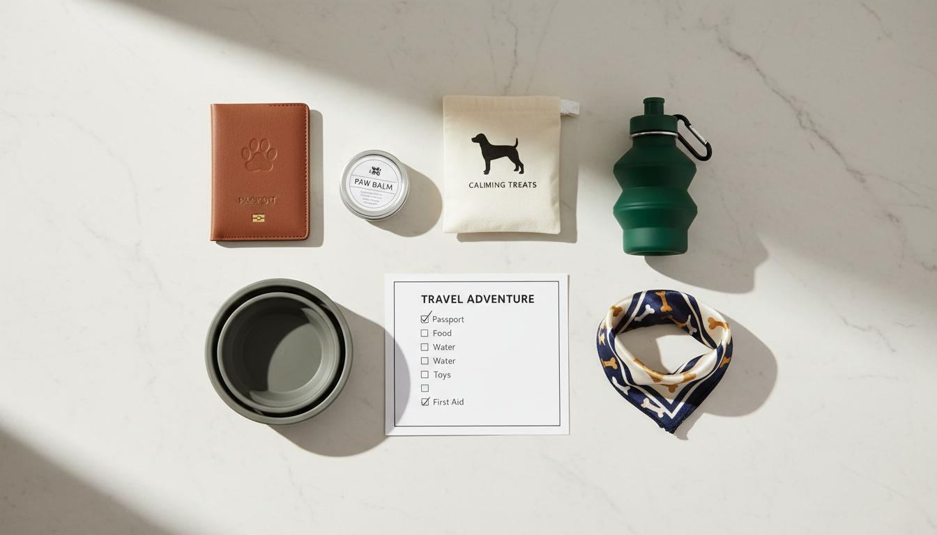 Dog travel essentials
